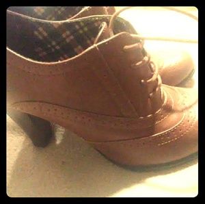 Brown booties
